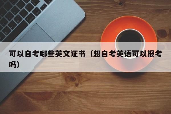 可以自考哪些英文证书（想自考英语可以报考吗）