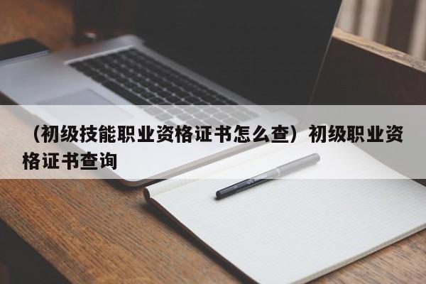 （初级技能职业资格证书怎么查）初级职业资格证书查询